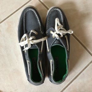 Blue Sperry Boat Shoes